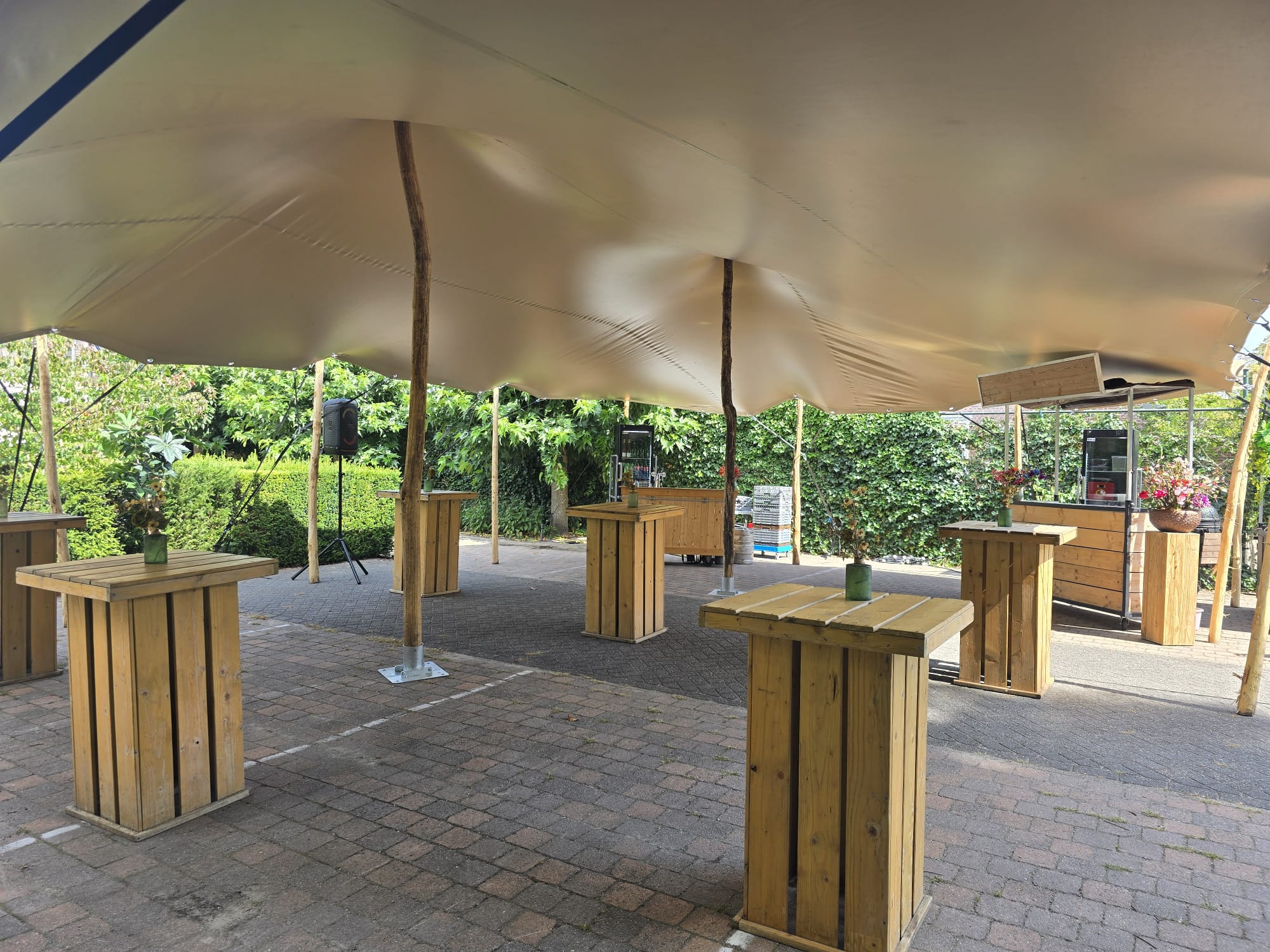 Stretch tent 12.5 x 8.2 meter - Afbeelding 2