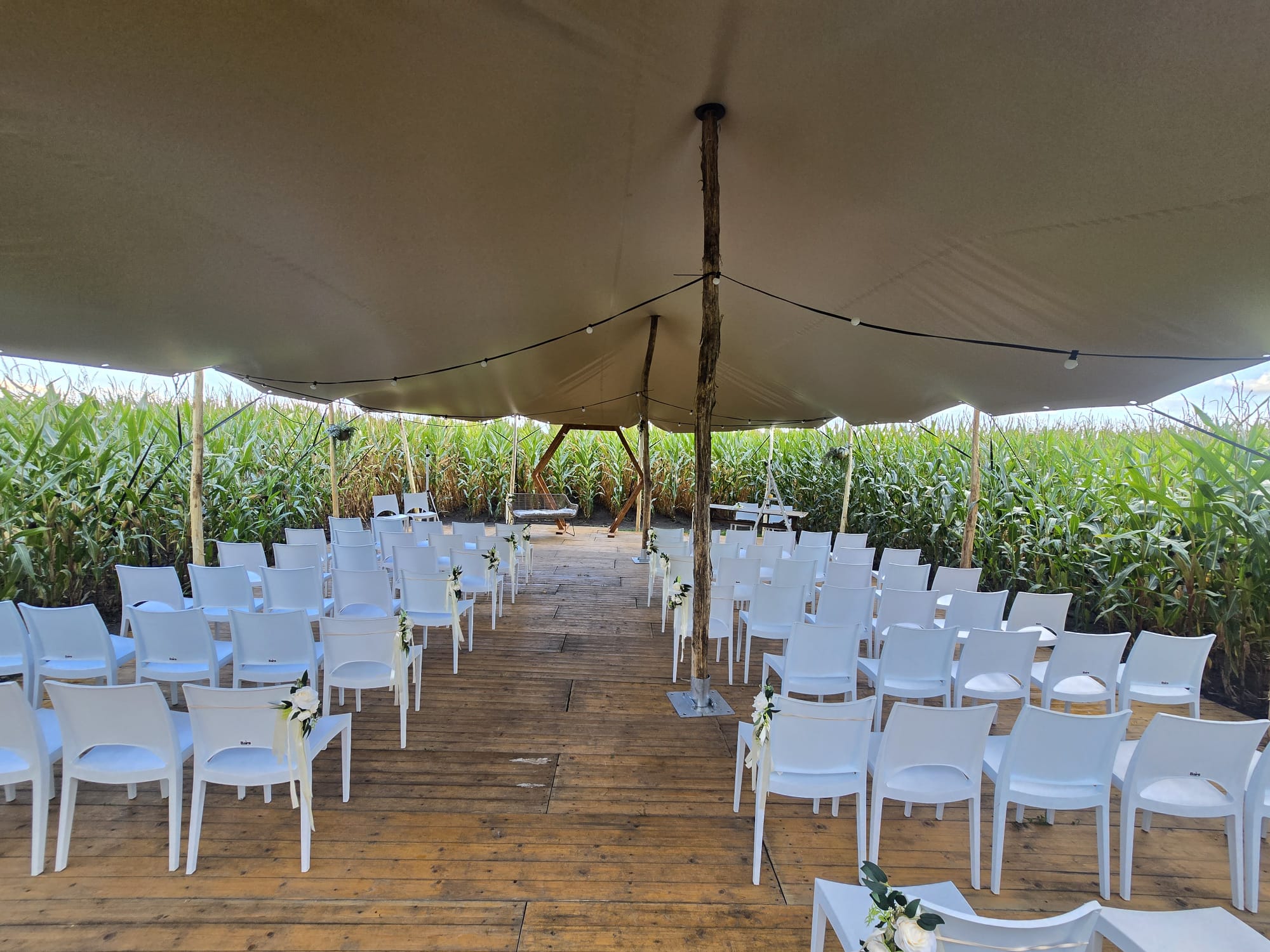 Stretch tent 12.5 x 8.2 meter - Afbeelding 4